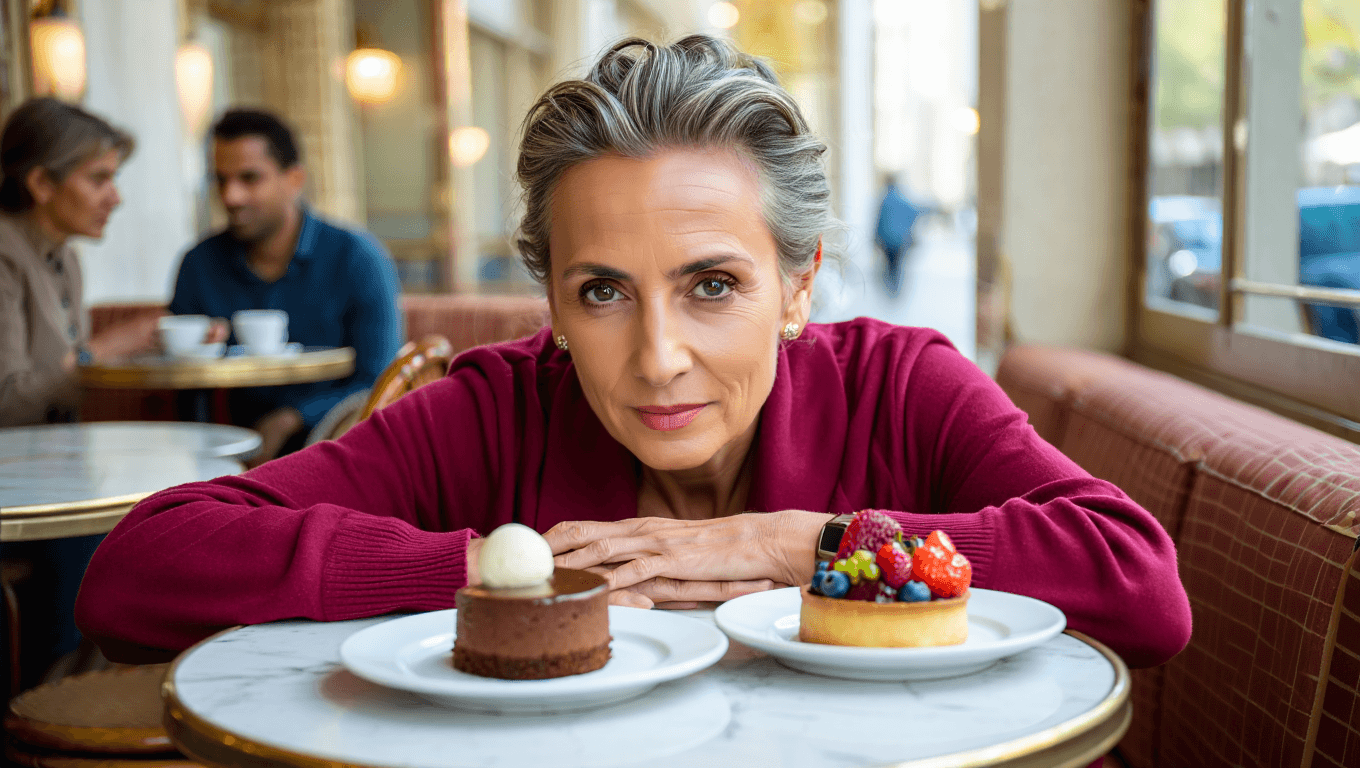 "Je prends toujours deux desserts" : pour garder
la ligne, Évelyne Dhéliat (77 ans) ne fait jamais de régime ni de
chirurgie, voici son astuce simple