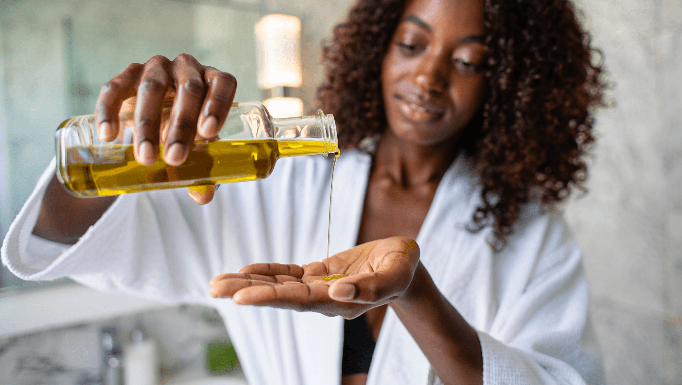 Bain d'huile cheveux bouclés, frisés et crépus : guide complet