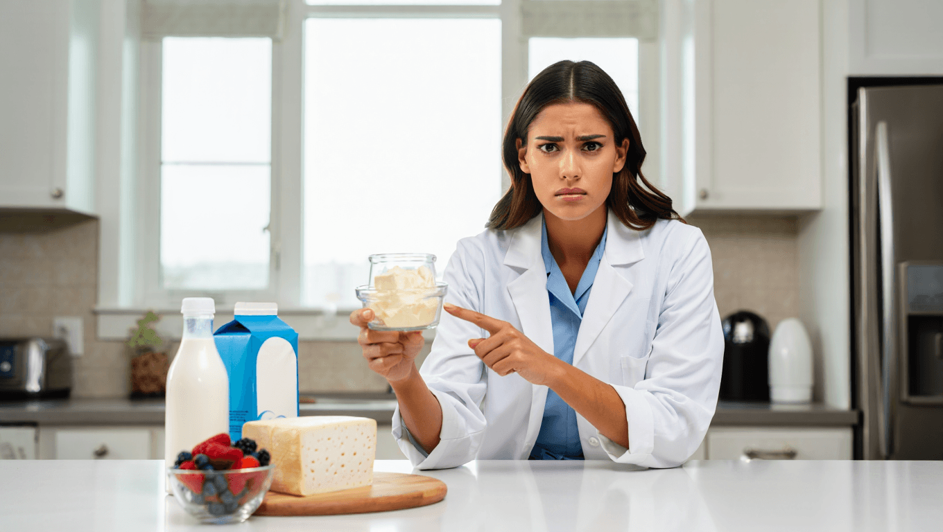 "Je suis diététicienne depuis des années, et
personne ne me croit encore quand je révèle le vrai piège du
fromage blanc 0%"