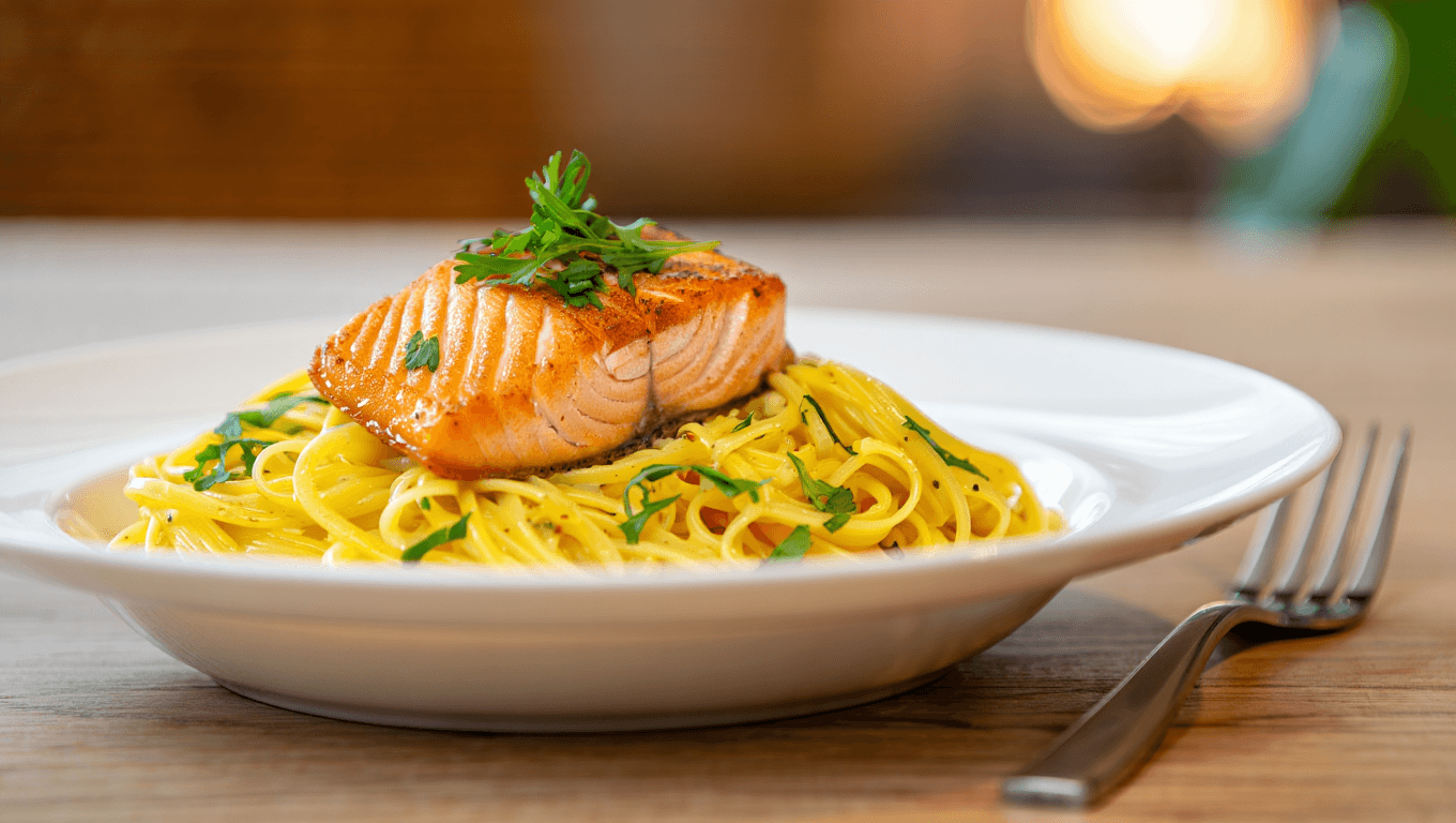 Dans une assiette de pâtes au saumon, cette
petite erreur augmente la facture calorique de 200 Kcal