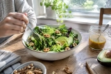 Pourquoi les salades pleines d’huile et de noix freinent la perte de graisse abdominale ?